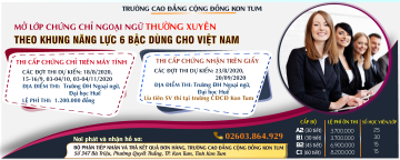 Thông báo tuyển sinh Khung NLNN 6 bậc của Việt Nam